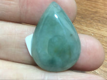 Load image into Gallery viewer, 10% OFF- Certified Natural Oily Green Jadeite Emerald A*Jade HandCarved Water Drop Pendant 2494