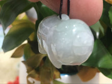 Load image into Gallery viewer, 10% OFF- Certified Natural Icy Jadeite Emerald A*Jade HandCarved Piggy 小猪 Pendant 2518