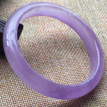 Load image into Gallery viewer, 10% OFF- 57/58/59mm Certified Natural Jadeite Emerald A*Jade HandCarved Bangle HA0812