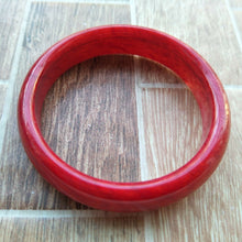 Load image into Gallery viewer, 10% OFF- 57/58/59mm Certified Natural Red Jadeite Emerald A*Jade HandCarved Bangle H132