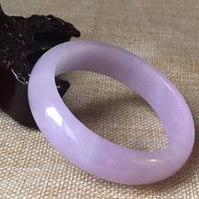 Load image into Gallery viewer, 10% OFF- 55/56/57mm Certified Natural Jadeite Emerald A*Jade HandCarved Bangle L062
