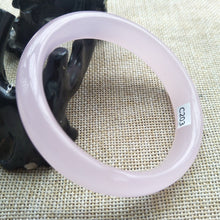 Load image into Gallery viewer, 10% OFF- 58/59/60mm Certified Natural Pink Jadeite Emerald A*Jade HandCarved Bangle C203