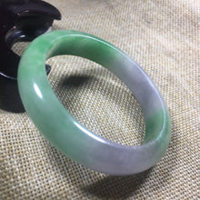 Load image into Gallery viewer, 10% OFF- 56/57/58mm Certified Natural 3 Color Jadeite Emerald A*Jade HandCarved Bangle L006