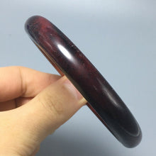 Load image into Gallery viewer, 10% OFF- 55/56/57mm Certified Natural Red Jadeite Emerald A*Jade HandCarved Bangle A28