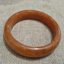 Load image into Gallery viewer, 10% OFF- 56/57/58mm Certified Natural Yellow Red Jadeite Emerald A*Jade HandCarved Bangle X250