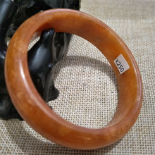 Load image into Gallery viewer, 10% OFF- 56/57/58mm Certified Natural Yellow Red Jadeite Emerald A*Jade HandCarved Bangle X250