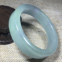 Load image into Gallery viewer, 10% OFF- 55/56/57mm Certified Natural Jadeite Emerald A*Jade HandCarved Bangle L110