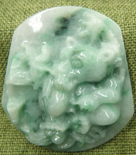Load image into Gallery viewer, 10% OFF- Certified Natural Jadeite Emerald A*Jade HandCarved Bamboo Panda Pendant C1567