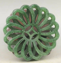 Load image into Gallery viewer, 10% OFF- Certified Natural Jadeite Emerald A*Jade HandCarved Flower Pendant A1940