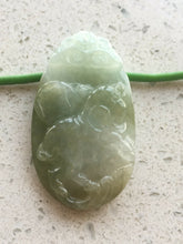 Load image into Gallery viewer, 10% OFF- Certified Natural Jadeite Emerald A*Jade HandCarved Money Coin Happy Pig Pendant 猪 K1130