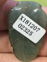 Load image into Gallery viewer, 10% OFF- Certified Natural Jadeite Emerald A*Jade HandCarved Leaf Pendant X2325