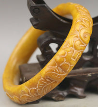 Load image into Gallery viewer, 10% OFF- 59/60/61mm Certified Natural Jadeite Emerald A*Jade HandCarved Dragon Bangle NO.G422