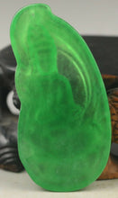 Load image into Gallery viewer, 10% OFF- Certified Natural Jadeite Emerald A*Jade HandCarved Guanyin Pendant A1940