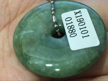 Load image into Gallery viewer, 10% OFF- Certified Natural Jadeite Emerald A*Jade HandCarved Safety Buckle Pendant X1880