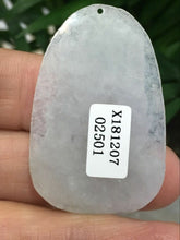 Load image into Gallery viewer, 10% OFF- Certified Natural Icy Jadeite Emerald A*Jade HandCarved Guanyin Pendant X2501