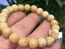 Load image into Gallery viewer, 190 mm/7.5 in- Certified Natural Yellow Red Jadeite Emerald A*Jade Beads Stretchy Bracelet X1003