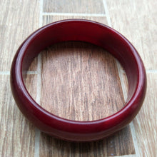 Load image into Gallery viewer, 10% OFF- 58/59/60mm Certified Natural Red Jadeite Emerald A*Jade HandCarved Bangle C206