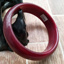 Load image into Gallery viewer, 10% OFF- 58/59/60mm Certified Natural Red Jadeite Emerald A*Jade HandCarved Bangle C206