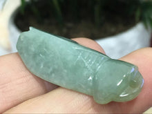 Load image into Gallery viewer, 10% OFF- Certified Natural Oily Green Jadeite Emerald A*Jade HandCarved Cicada Pendant K1176
