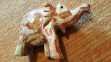 Load image into Gallery viewer, 6.30in L, 2.41 lbs-Chinese Genuine Natural Color Jade HandCarved Elephant Statue