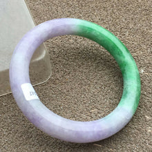 Load image into Gallery viewer, 10% OFF- 57/58/59mm Certified Natural 3 Color Jadeite Emerald A*Jade HandCarved Bangle x2047