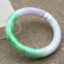 Load image into Gallery viewer, 10% OFF- 56/57/58mm Certified Natural 3 Color Jadeite Emerald A*Jade HandCarved Bangle x2058