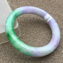 Load image into Gallery viewer, 10% OFF- 56/57/58mm Certified Natural 3 Color Jadeite Emerald A*Jade HandCarved Bangle x2045