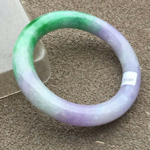 Load image into Gallery viewer, 10% OFF- 56/57/58mm Certified Natural 3 Color Jadeite Emerald A*Jade HandCarved Bangle x2045
