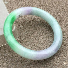 Load image into Gallery viewer, 10% OFF- 57/58/59mm Certified Natural 3 Color Jadeite Emerald A*Jade HandCarved Bangle x2048