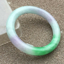Load image into Gallery viewer, 10% OFF- 57/58/59mm Certified Natural 3 Color Jadeite Emerald A*Jade HandCarved Bangle x2048