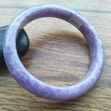 Load image into Gallery viewer, 10% OFF- 55/56/57mm Certified Natural Purple Jadeite Emerald A*Jade HandCarved Bangle A151