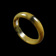 Load image into Gallery viewer, 10% OFF- 58/59/60mm Certified Natural Yellow Black Brown Emerald A*Jade HandCarved Bangle VV2534