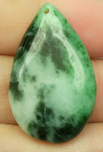 Load image into Gallery viewer, 10% OFF- Certified Natural Jadeite Emerald A*Jade HandCarved Water Drop Pendant N6103