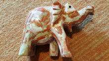 Load image into Gallery viewer, 6.30in L, 2.41 lbs-Chinese Genuine Natural Color Jade HandCarved Elephant Statue