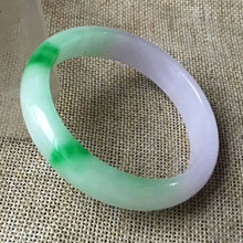 Load image into Gallery viewer, 10% OFF- 56/57/58mm Certified Natural 3 Color Jadeite Emerald A*Jade HandCarved Bangle HA5543