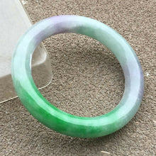 Load image into Gallery viewer, 10% OFF- 57/58/59mm Certified Natural 3 Color Jadeite Emerald A*Jade HandCarved Bangle HA2068