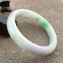 Load image into Gallery viewer, 10% OFF- 57/58/59mm Certified Natural 3 Color Jadeite Emerald A*Jade HandCarved Bangle x2393