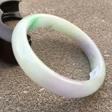 Load image into Gallery viewer, 10% OFF- 57/58/59mm Certified Natural 3 Color Jadeite Emerald A*Jade HandCarved Bangle x2393