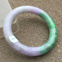 Load image into Gallery viewer, 10% OFF- 56/57/58mm Certified Natural 3 Color Jadeite Emerald A*Jade HandCarved Bangle x2057