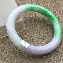 Load image into Gallery viewer, 10% OFF- 56/57/58mm Certified Natural 3 Color Jadeite Emerald A*Jade HandCarved Bangle x2058