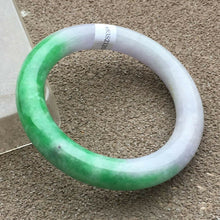 Load image into Gallery viewer, 10% OFF- 56/57/58mm Certified Natural 3 Color Jadeite Emerald A*Jade HandCarved Bangle x2039