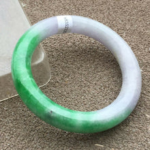 Load image into Gallery viewer, 10% OFF- 56/57/58mm Certified Natural 3 Color Jadeite Emerald A*Jade HandCarved Bangle x2039
