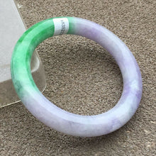 Load image into Gallery viewer, 10% OFF- 56/57/58mm Certified Natural 3 Color Jadeite Emerald A*Jade HandCarved Bangle x2041