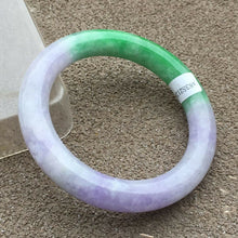 Load image into Gallery viewer, 10% OFF- 56/57/58mm Certified Natural 3 Color Jadeite Emerald A*Jade HandCarved Bangle x2041