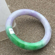 Load image into Gallery viewer, 10% OFF- 56/57/58mm Certified Natural 3 Color Jadeite Emerald A*Jade HandCarved Bangle x2041