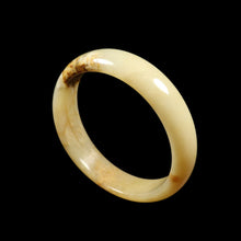 Load image into Gallery viewer, 10% OFF- 58/59/60mm Certified Natural Yellow Brown Jadeite Emerald A*Jade HandCarved Bangle VV2702