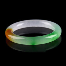 Load image into Gallery viewer, 10% OFF- 60/61/62mm Certified Natural 3 Color Jadeite Emerald A*Jade HandCarved Bangle A194099