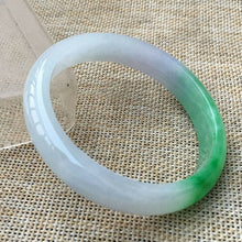 Load image into Gallery viewer, 10% OFF- 55/56/57mm Certified Natural 3 Color Jadeite Emerald A*Jade HandCarved Bangle HA3150