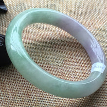 Load image into Gallery viewer, 10% OFF- 57/58/59mm Certified Natural 3 Color Jadeite Emerald A*Jade HandCarved Round Bangle HA1114