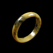 Load image into Gallery viewer, 10% OFF- 58/59/60mm Certified Natural Yellow Black Brown Emerald A*Jade HandCarved Bangle VV2534
